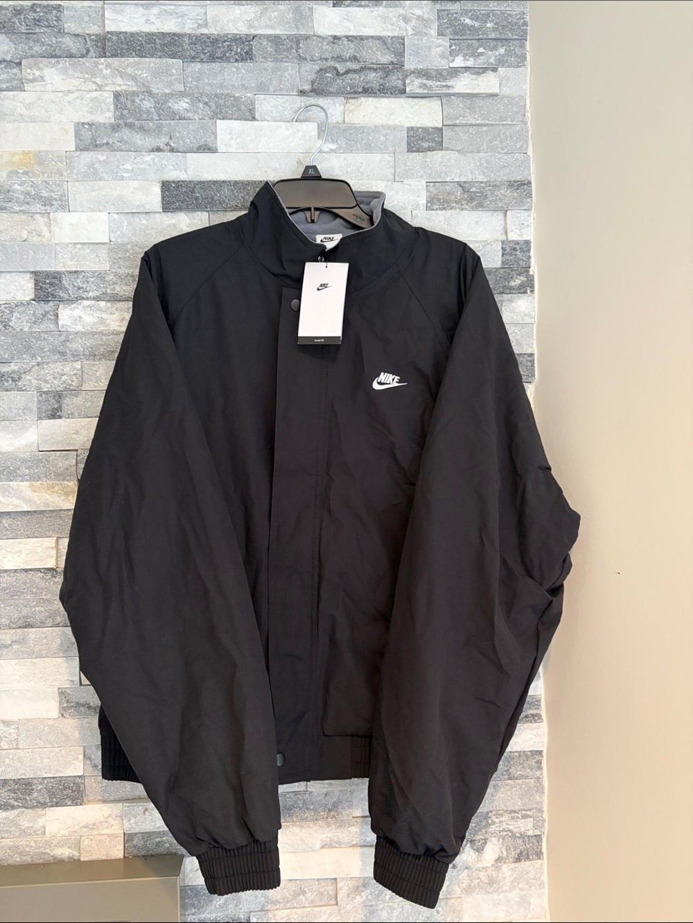 Nike black club futura jacket men's new with tags size large